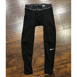 Nike Pro Training Compression Leggings Black, Men's Size Medium
